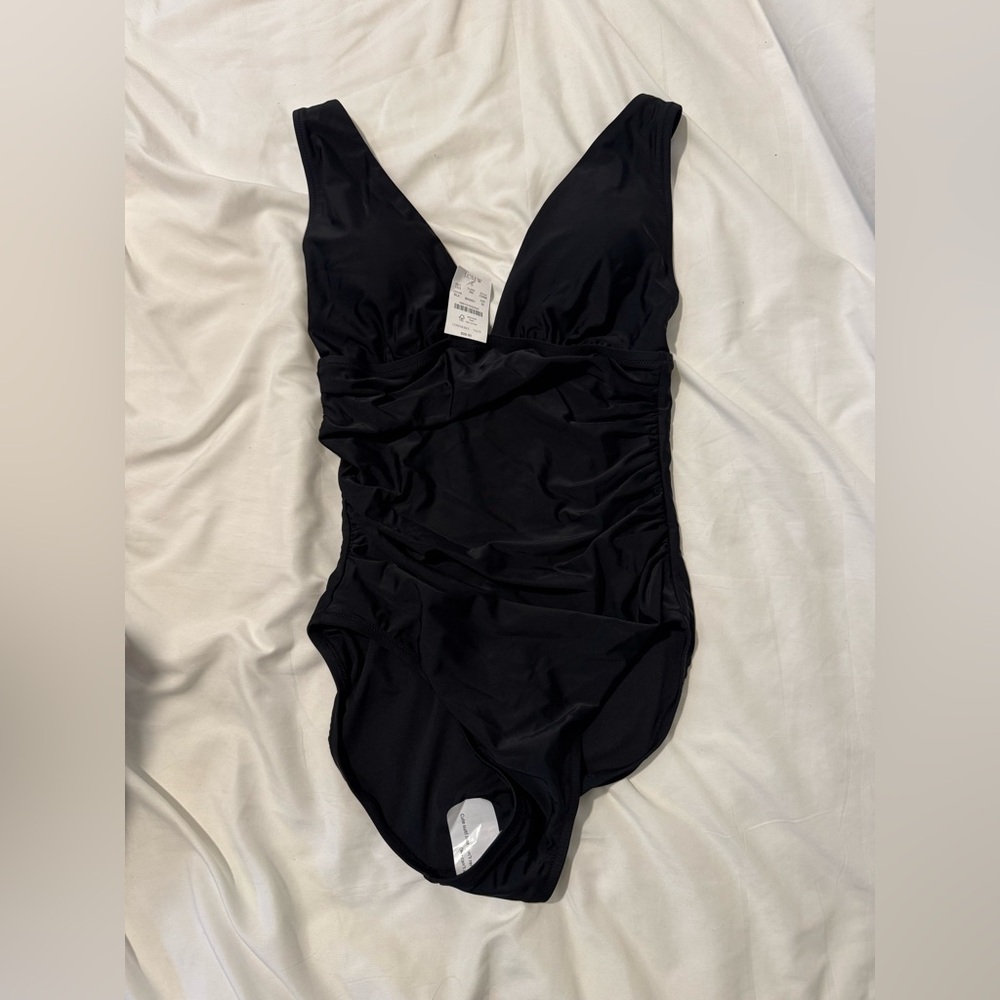 Black One-Piece Swimsuit